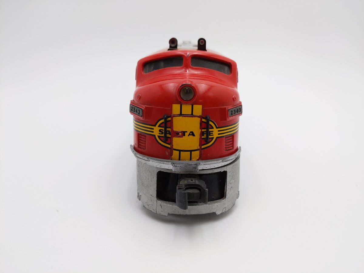 Lionel 2343 Vintage O Santa Fe F3 A Diesel Locomotive VG