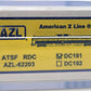 American Z-Line AZL-62203 Z Scale ATSF Budd RDC Diesel Locomotive #DC191 LN/Box