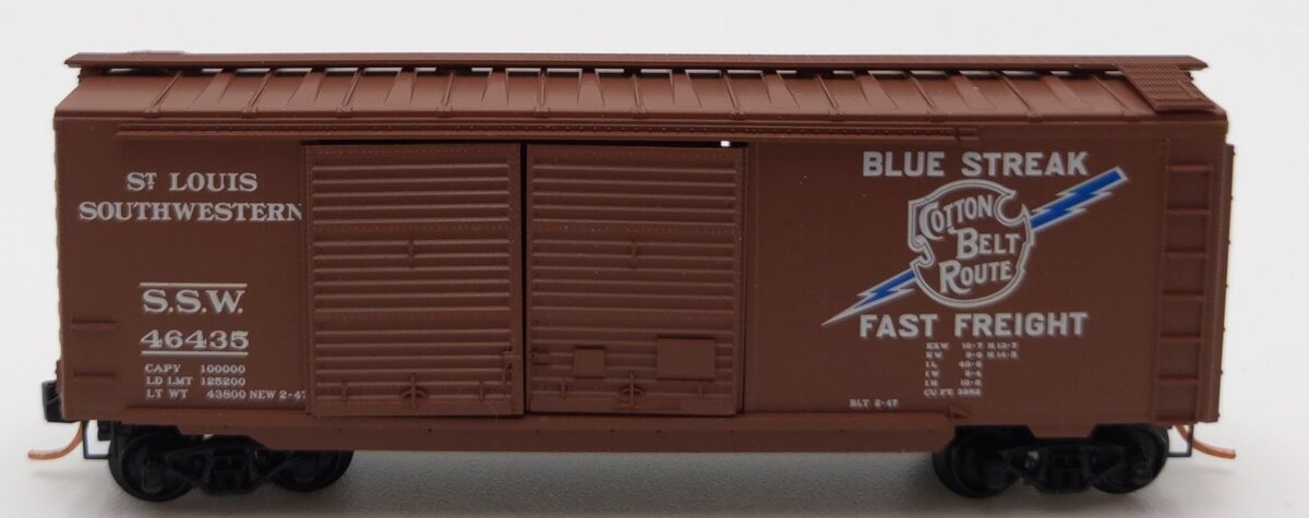 Micro-Trains 02300030 N St. Louis Southwestern 40' Standard DD Boxcar #46435