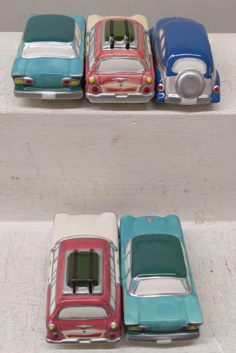 Department Assorted Snow Village Classic Cars [5] EX/Box