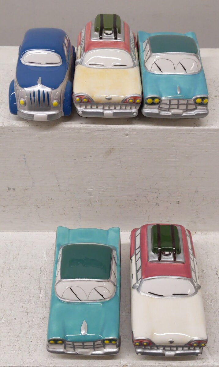 Department Assorted Snow Village Classic Cars [5] EX/Box