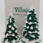 Dept 56 52604 Village Lighted Snow Capped Trees VG/Box