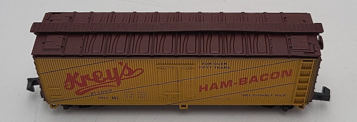 Con-Cor 0001-135105 N Scale St. Louis Kreys Boxcar #883 LN/Box