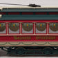 Bachmann 93941 G Scale Season's Greetings Christmas Street Car - Red EX/Box