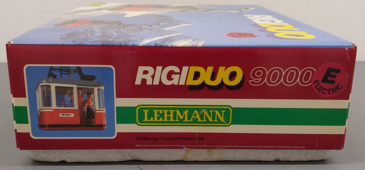 LGB 9000E G Scale Rigi Duo Tin Cable Car/Gondola Ski Lift Set EX/Box