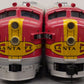 MTH 70-2013-1 G Scale Santa Fe F-3 AA Diesel Locomotive Set w/PS 2.0 #16, #16C VG/Box