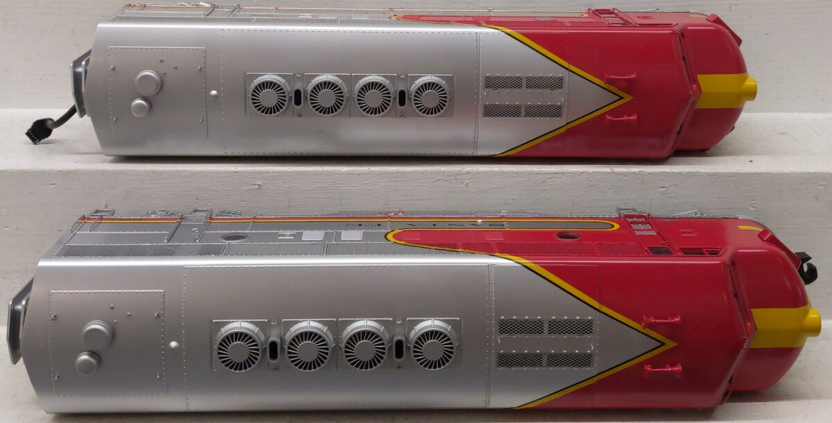 MTH 70-2013-1 G Scale Santa Fe F-3 AA Diesel Locomotive Set w/PS 2.0 #16, #16C VG/Box