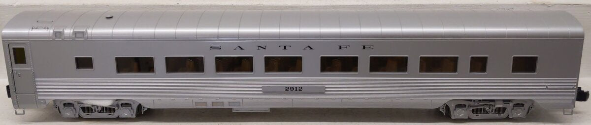 MTH 70-65016B G Scale Santa Fe 70' Streamlined Passenger Coach Car #2912 EX/Box