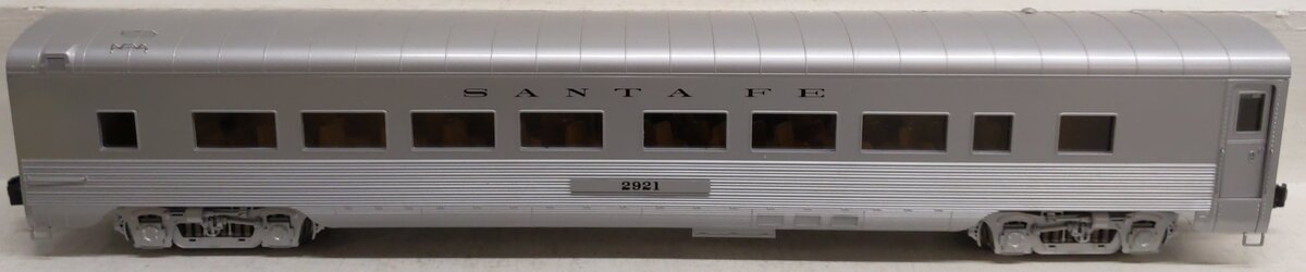 MTH 70-65016C G Scale Santa Fe 70' Streamlined Passenger Coach Car #2921 EX/Box