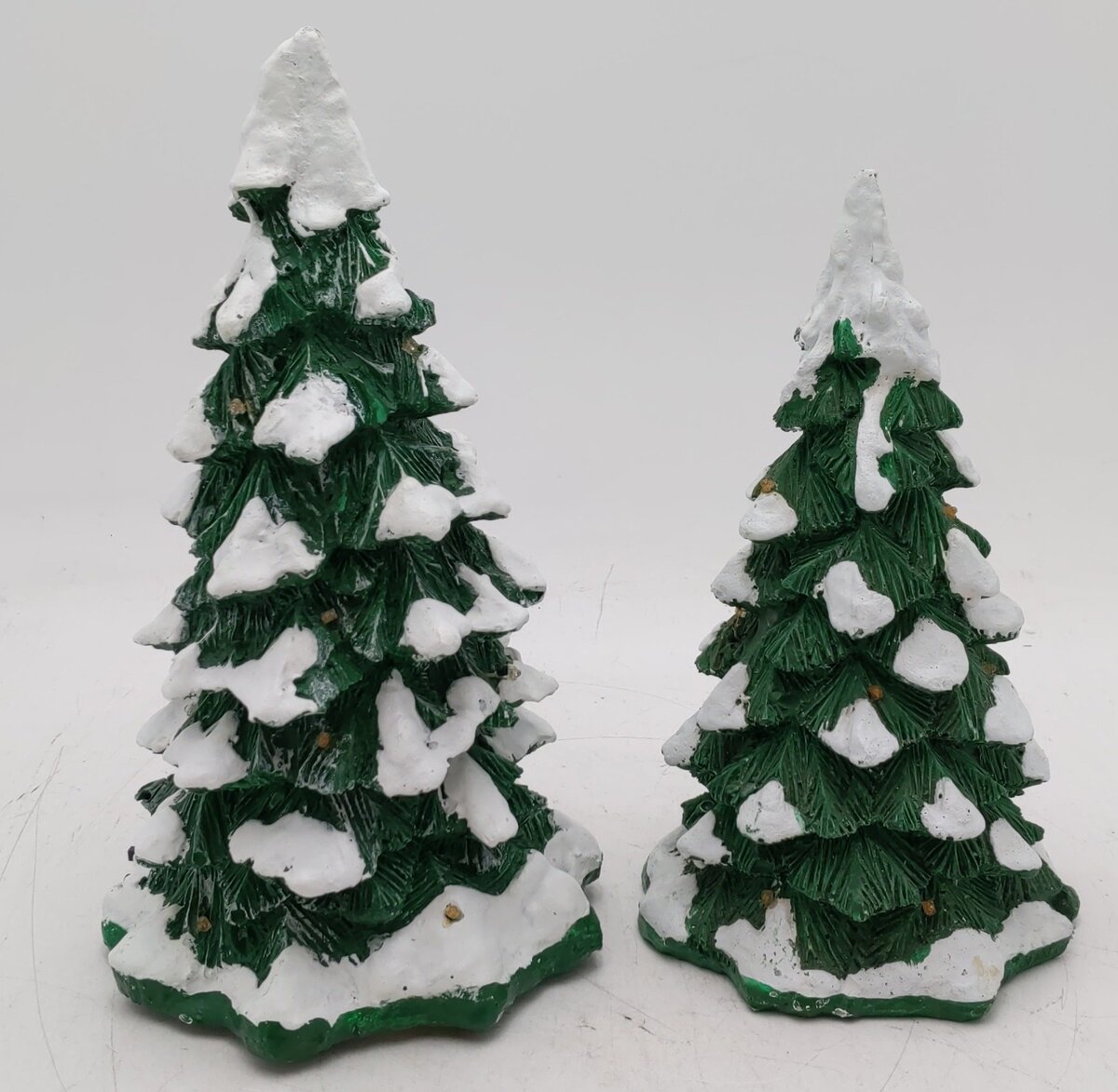 Dept 56 52604 Village Lighted Snow Capped Trees VG/Box