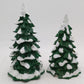 Dept 56 52604 Village Lighted Snow Capped Trees VG/Box