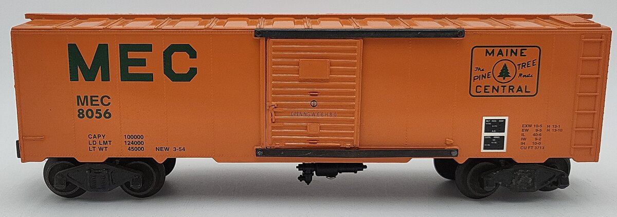 Williams 3248 O Gauge Maine Central Boxcar #8056 EX