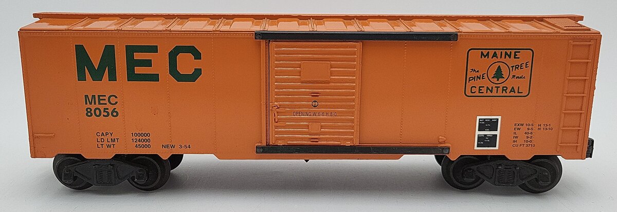 Williams 3248 O Gauge Maine Central Boxcar #8056 EX