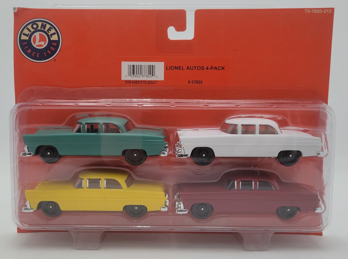 Lionel 6-37820 Auto Loader Cars (Pack of 4) NIB