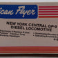 American Flyer 4-8552 S Scale New York Central GP-9 Diesel Locomotive EX/Box