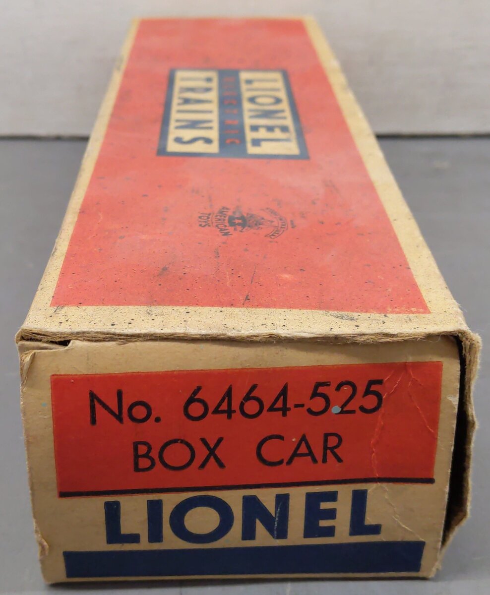 Lionel Vintage O Boxcars 6464-125, 6464-525 [2] VG