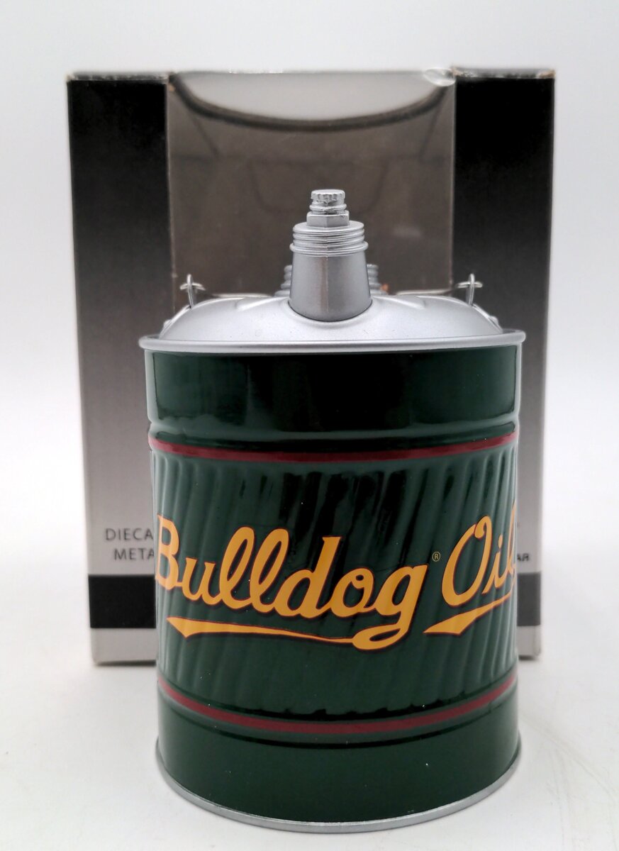 First Gear 90-0403 Diecast Bulldog Vintage Oil Can Bank NIB