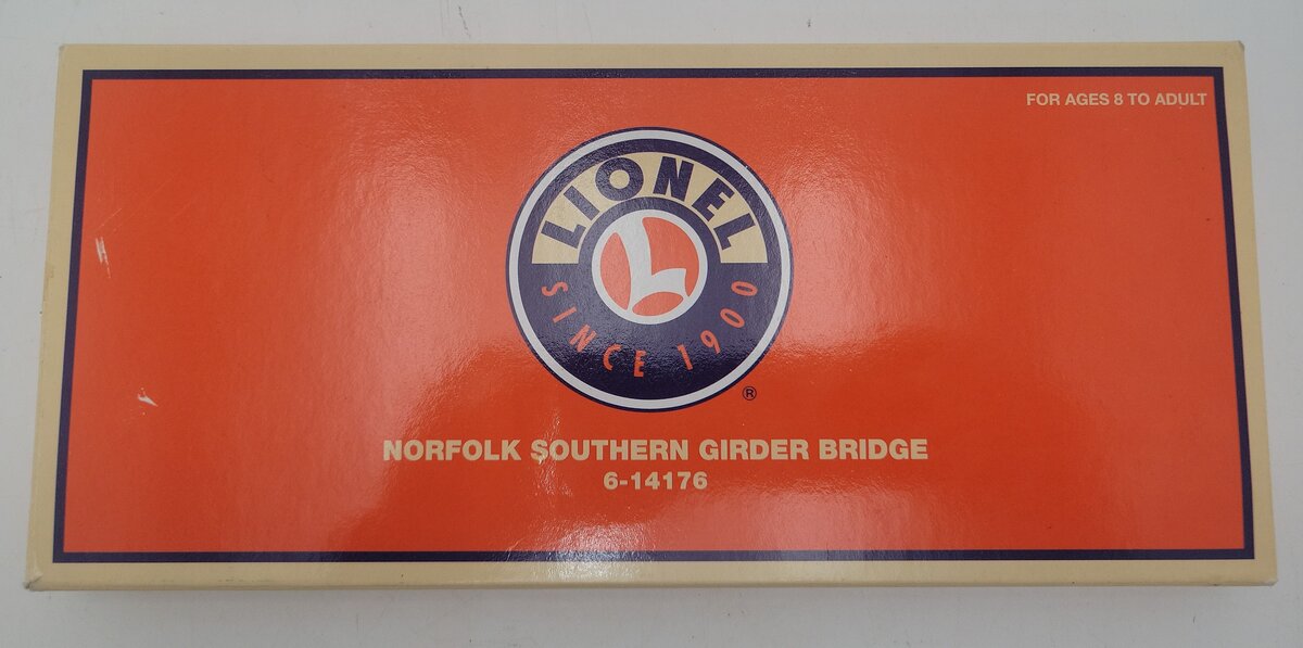 Lionel 6-14176 O Scale Norfolk Southern Diecast Girder Bridge EX/Box