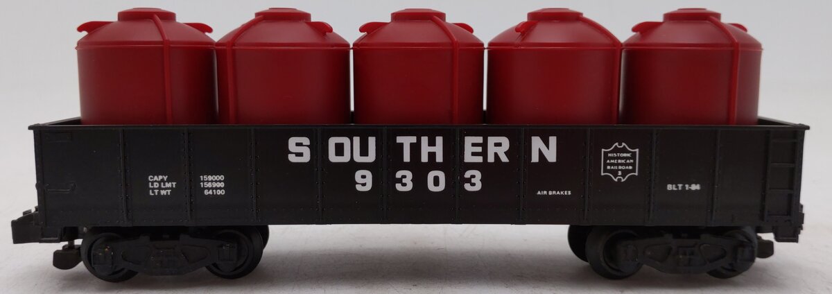 American Flyer 4-9303 S Gauge Southern Gondola With Canisters #9303 EX/Box