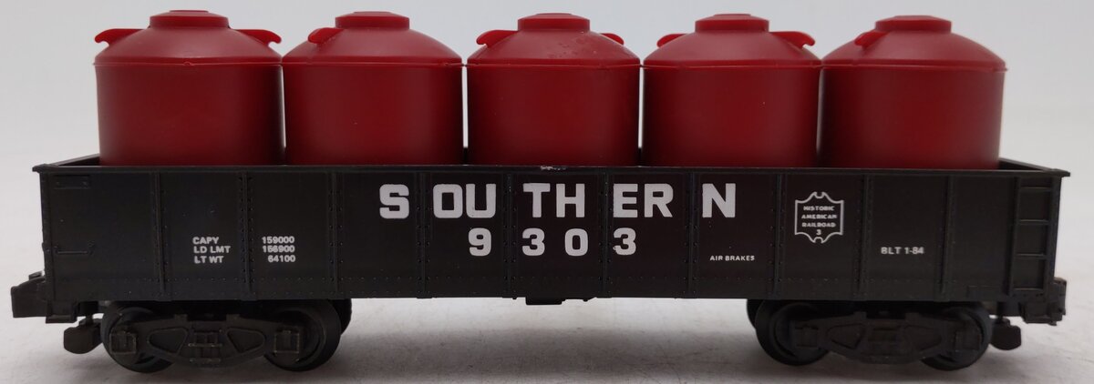American Flyer 4-9303 S Gauge Southern Gondola With Canisters #9303 EX/Box