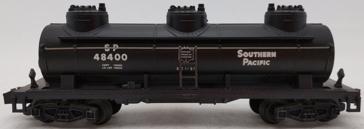 American Flyer 6-48400 S Gauge Southern Pacific Three Dome Tank Car #48400 VG/Box