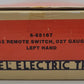 Lionel 6-65167 O27 42" Left Hand Remote Control Switch Turnout VG/Box
