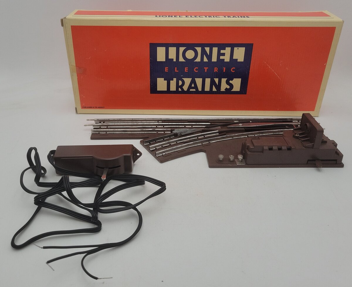 Lionel 6-65167 O27 42" Left Hand Remote Control Switch Turnout VG/Box