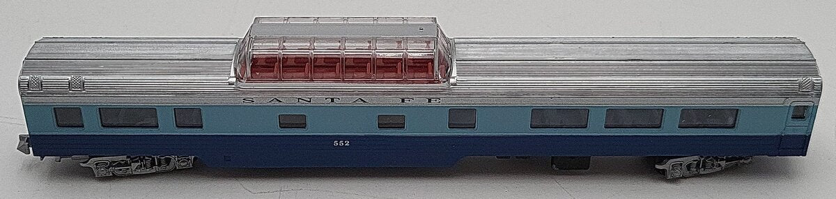 Con-Cor 0001-04062J N Scale Santa Fe Dome Passenger Car #552 LN/Box