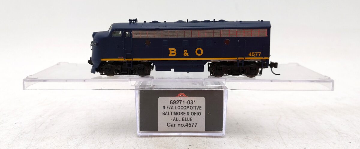 InterMountain 69271-03 N Scale B&O F7A Locomotive #4577 EX/Box