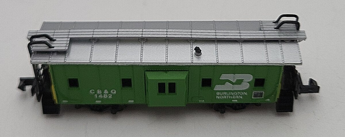 Con-Cor 0001-125303 N Scale Burlington Northern Caboose #1482 EX/Box