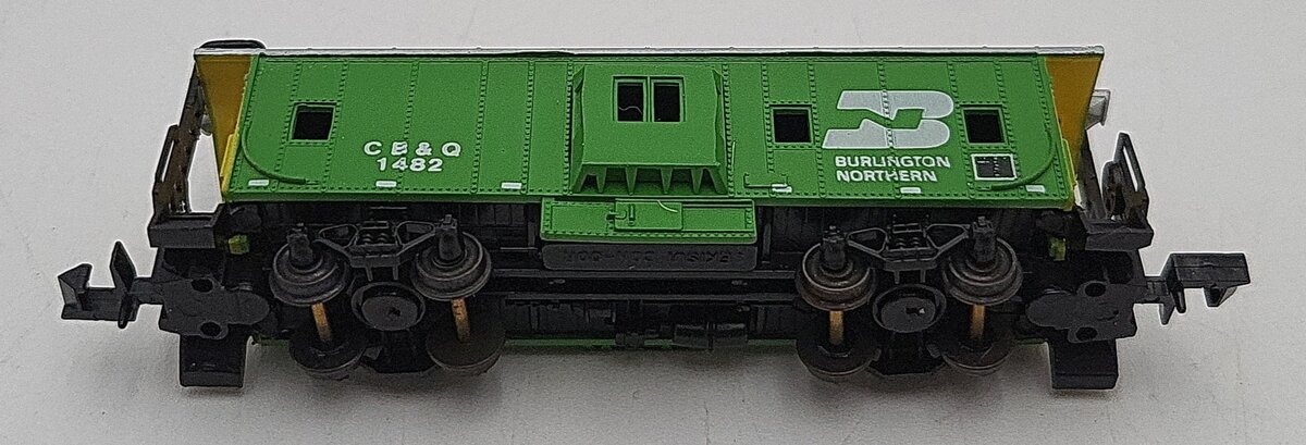 Con-Cor 0001-125303 N Scale Burlington Northern Caboose #1482 EX/Box