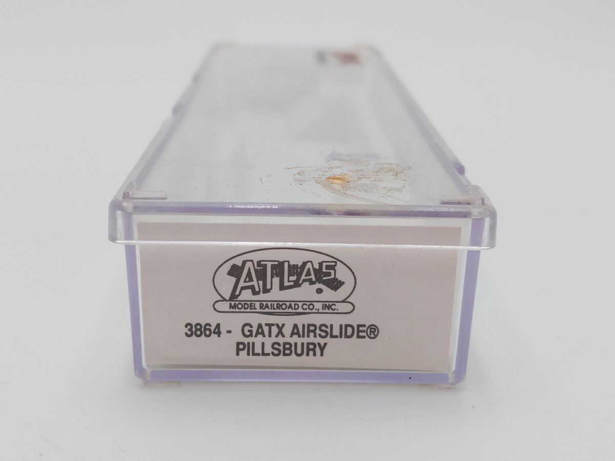 Atlas 3864 N Scale Pillsbury GATX Airslide Hopper #44471 EX/Box