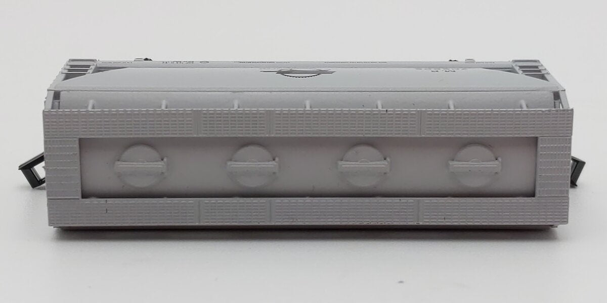 Atlas 3918 N Scale Missouri Pacific ACF 2-Bay Centerflow Covered Hopper #706805 EX/Box