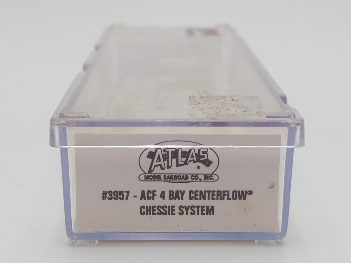 Atlas 3957 N Scale B&O Chessie System ACF Centerflow 4-Bay Hopper #601824 EX/Box