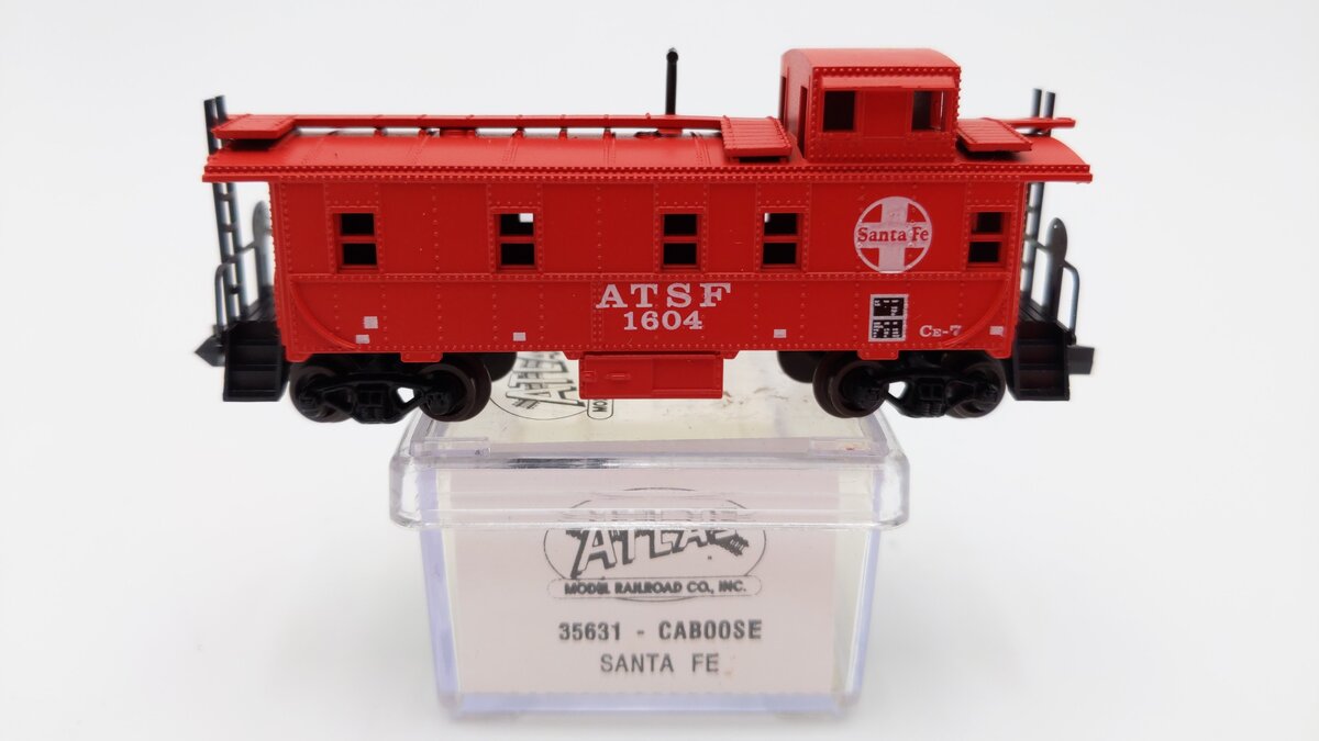 Atlas 35631 N Scale Santa Fe Caboose #1604 LN/Box