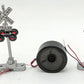 MTH 30-11014 O Scale RailKing Crossing Flasher W/Sound Operating (Set of 2) EX/Box