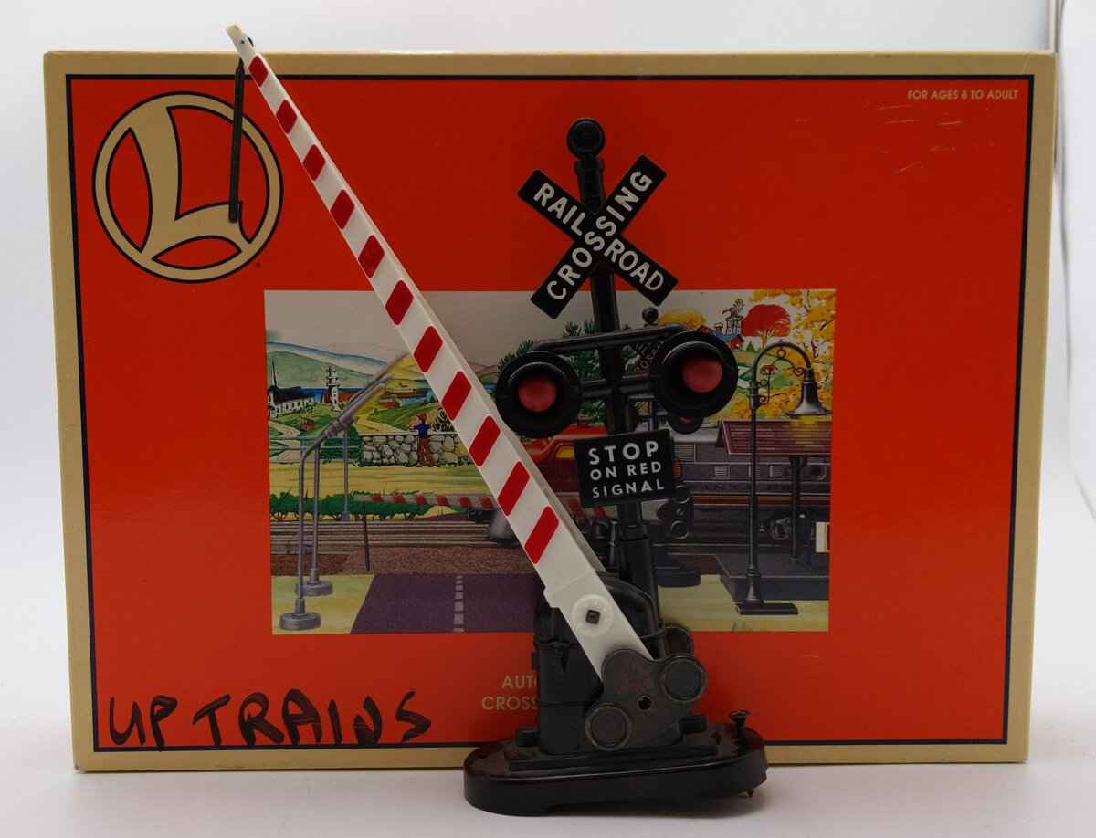 Lionel 6-62162 O Gauge Operating Crossing Gate & Signal VG/Box