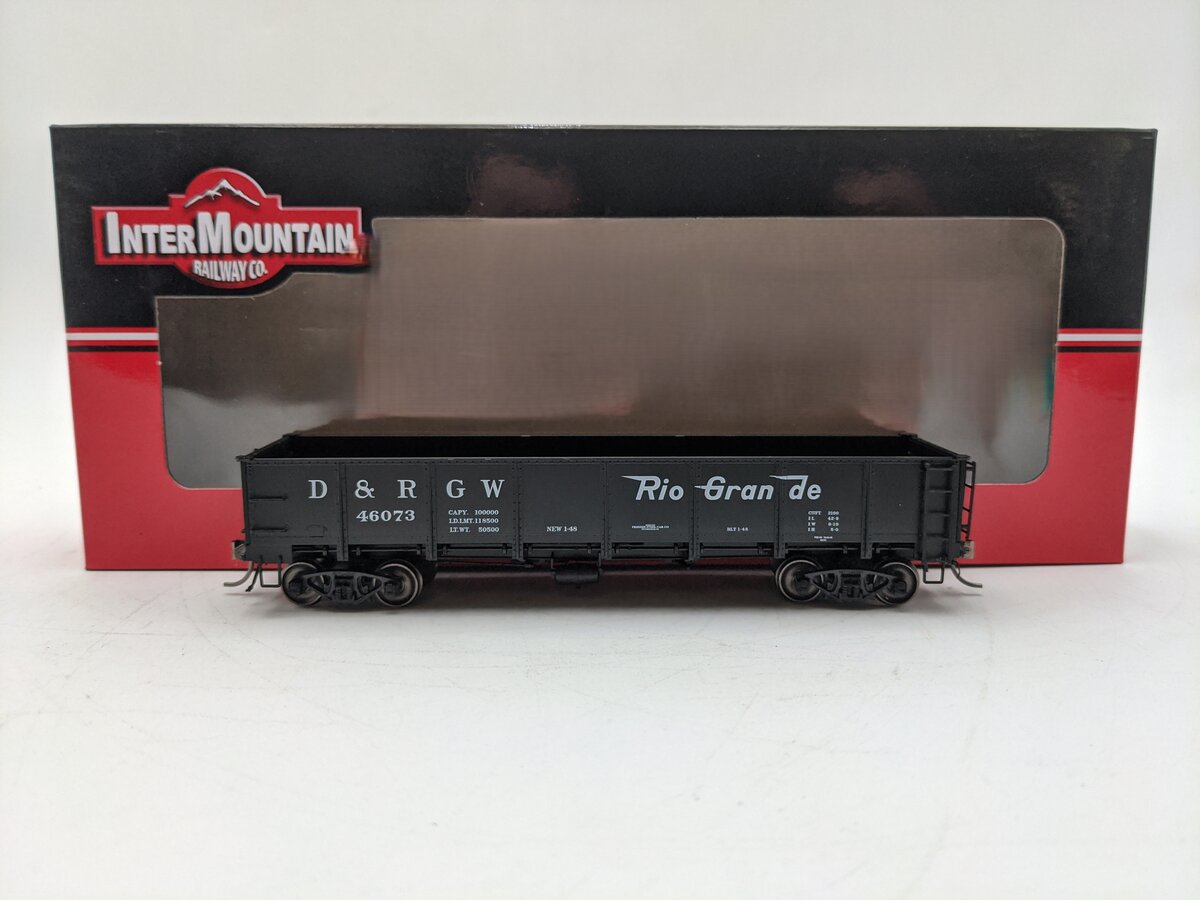 InterMountain 35007-49 HO Scale Denver & Rio Grande Western Gondola #46073 LN/Box