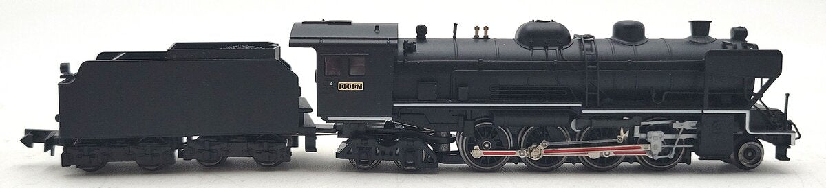 MicroAce A6501 N Scale D60-67 2-8-4 Steam Locomotive #06067 LN