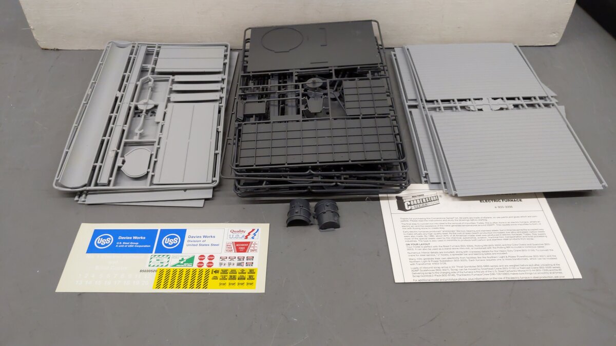Walthers 933-3056 HO Scale Electric Furnace Cornerstone Series Structure Kit EX/Box
