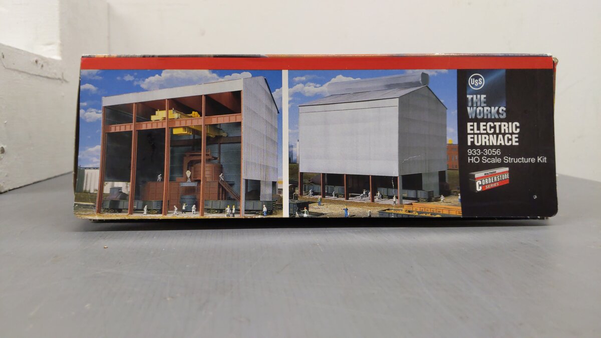 Walthers 933-3056 HO Scale Electric Furnace Cornerstone Series Structure Kit EX/Box