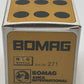 NZG 271 1:50 BOMAG BW 75 ADL Roller Diecast VG/Box