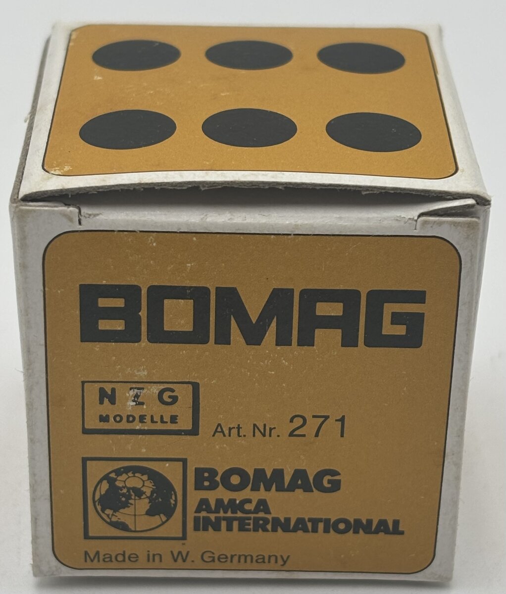 NZG 271 1:50 BOMAG BW 75 ADL Roller Diecast VG/Box
