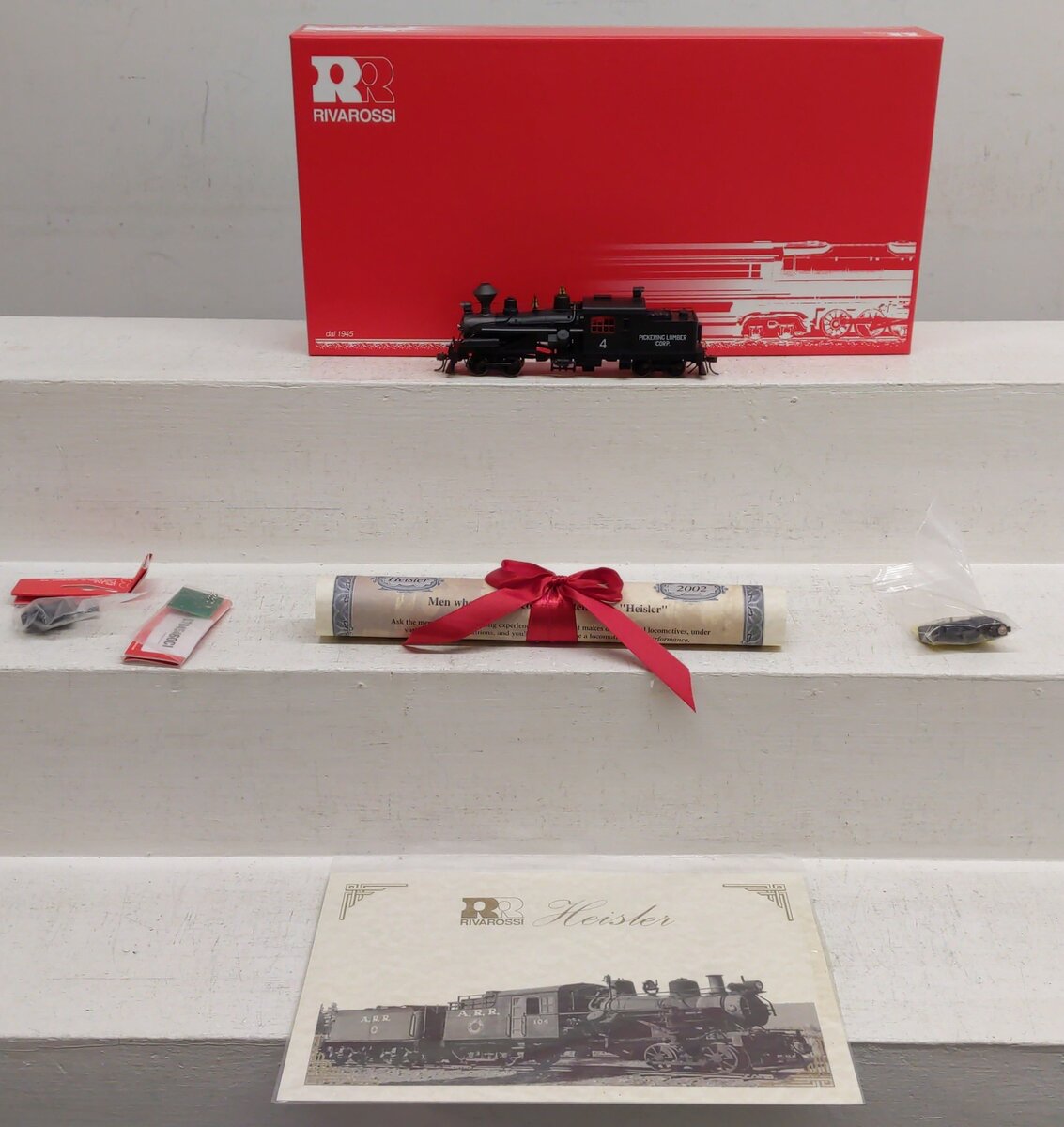 Rivarossi R5476 HO Scale Pickering Lumber Co. 2-Truck Heisler #4 LN/Box