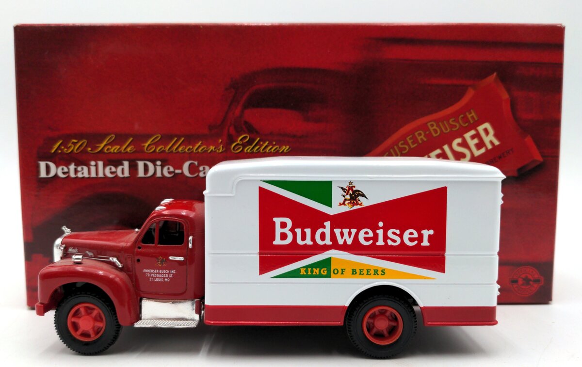 Corgi US52310 1:50 Scale Diecast Budweiser Mack B Box Van NIB