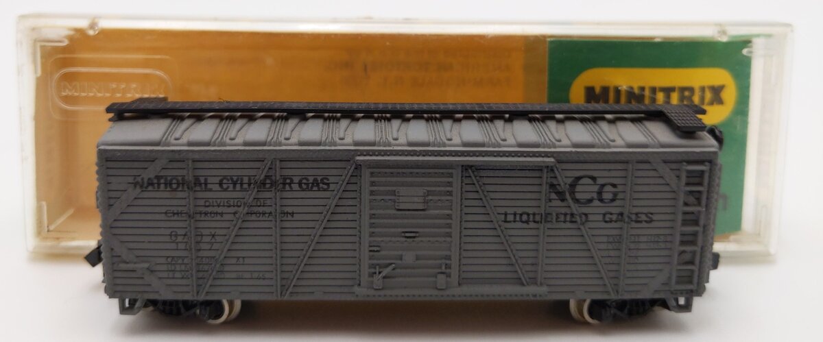 Minitrix 3203 N Scale National Clylinder Gas Box Car # 1007 LN/Box