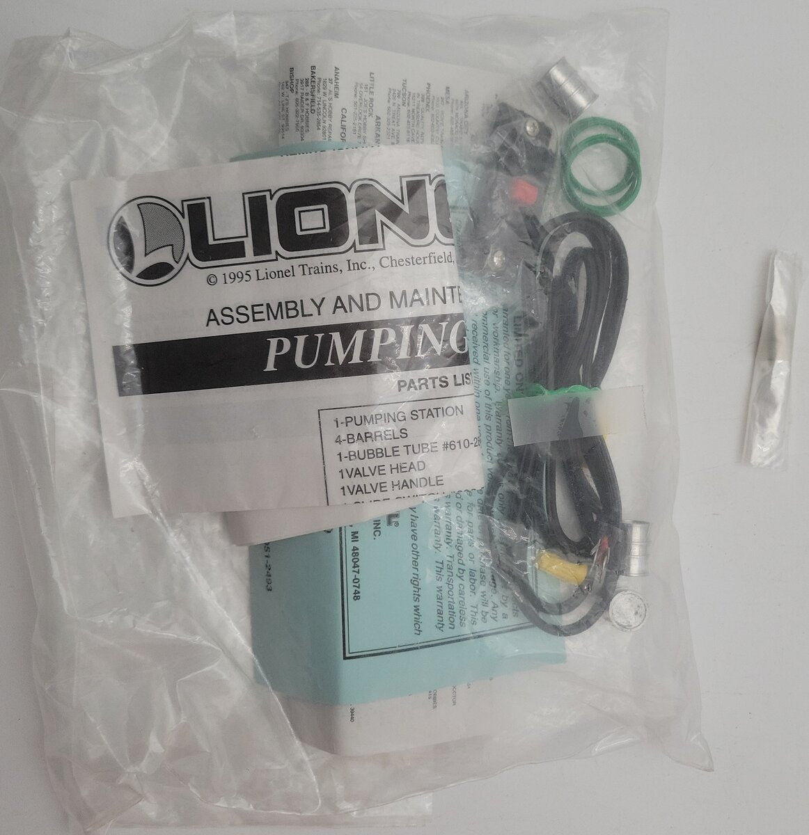 Lionel 6-12912 O Lionelville Operating Pumping Station EX/Box