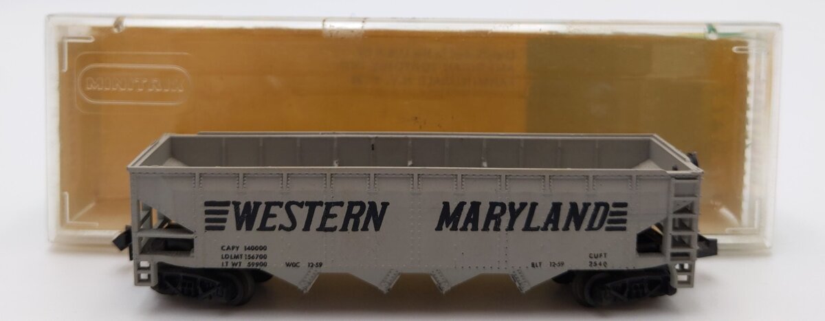 Minitrix 3277 N Scale Western Maryland Hopper LN/Box