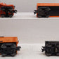Lionel O Gauge Vintage Freight Cars; 6519, 63132, 356275, 3650, [4] VG