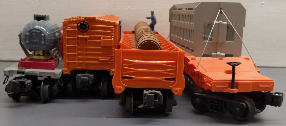 Lionel O Gauge Vintage Freight Cars; 6519, 63132, 356275, 3650, [4] VG